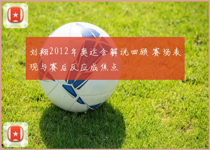刘翔2012年奥运会解说回顾 赛场表现与赛后反应成焦点